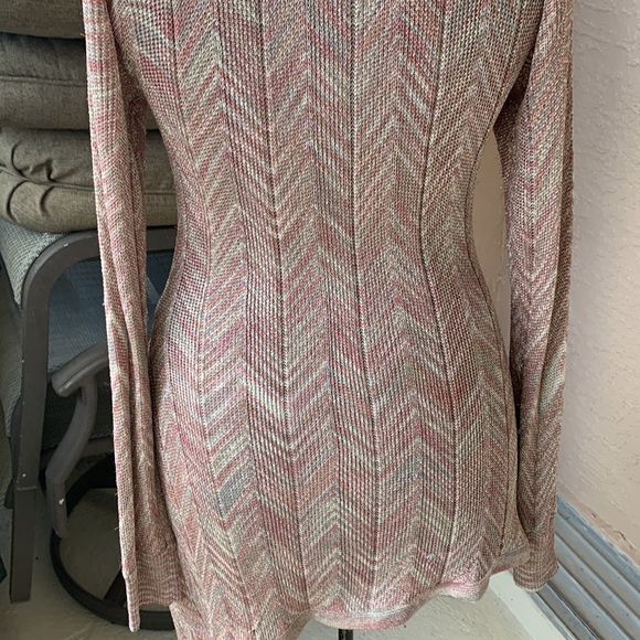 Intrigue long sleeve sweater tunic or dress with asymmetrical hem - Picture 10 of 10